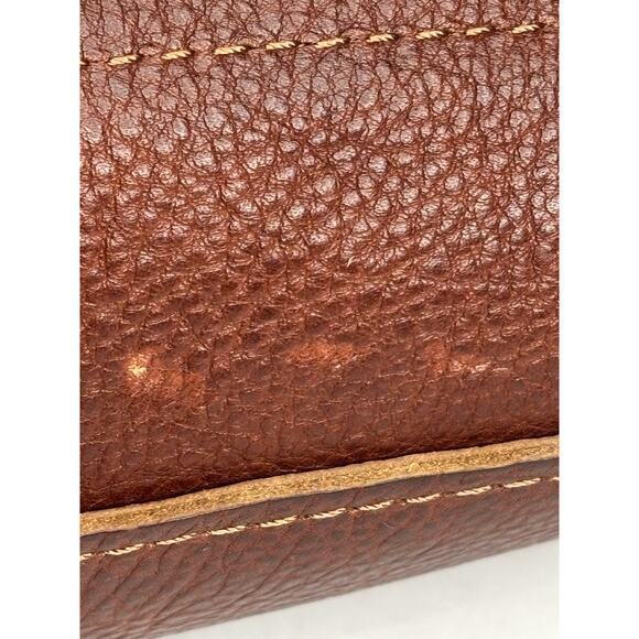 Portland Leather poppy purse Brown, Pebbled Leather Cross body Bag Purse - Picture 11 of 16